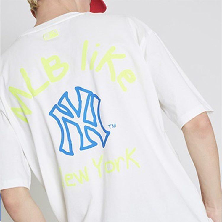 MLB New York Yankees T Shirts Unisex Crew Neck Moderate Straight Fit 31TSSJ931-50W