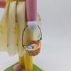 30.8cm Wooden Easters Bunnies Nutcrackers Figurine Ornament Rabbit Soldier Figure for Holiday Decoration Enthusiasts