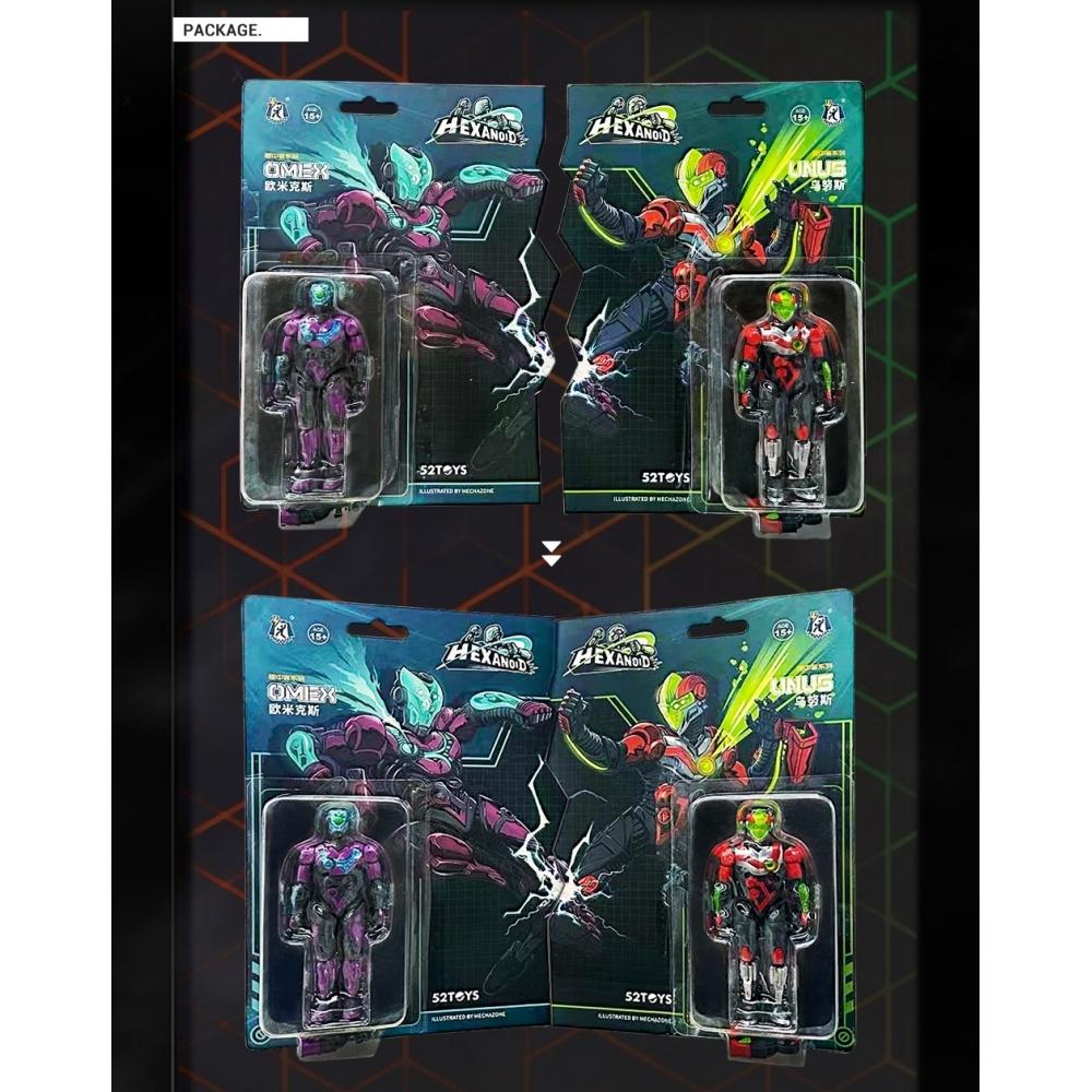 52toys 52toys Figlite 3.75 Figlite 3.75 Series Hexanoid Unus