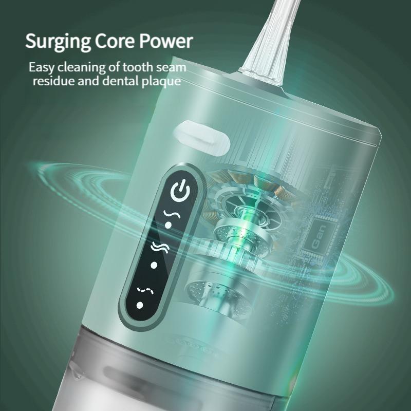 Portable Water Floss 280ML Dental Oral Irrigator USB Rechargeable Electric Tooth Cleaning Device 3 Modes Waterproof Irrigator