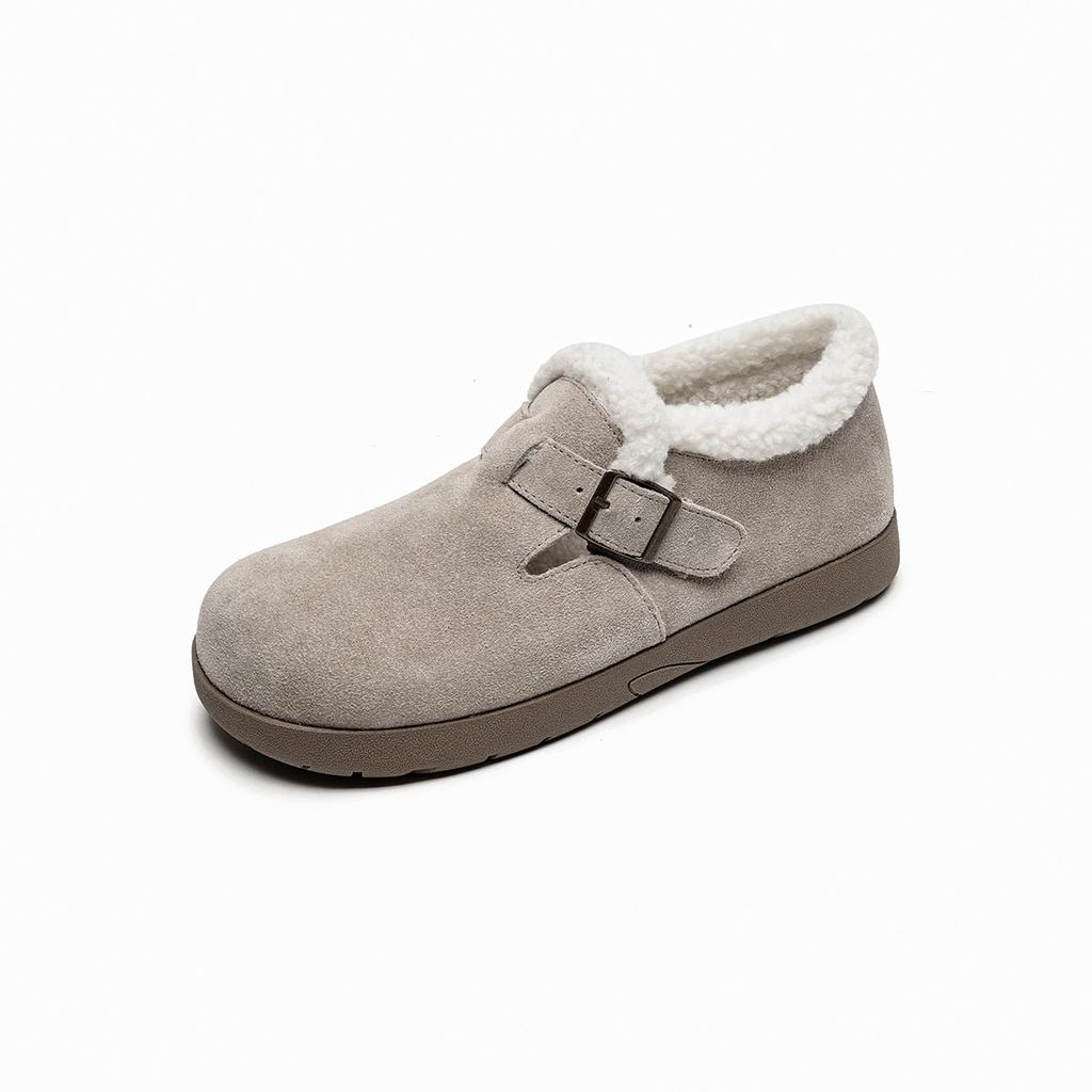 Thick-soled retro one-pedal outer wear bag head half slippers women's soft bottom
