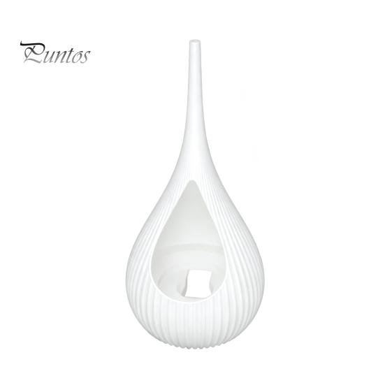 Vertical Grain Texture Candle Compact Size Candlestick, Holder, Water Drop Shape Bedroom Holder 3D Printed Candlestick for Living Room Dining Table