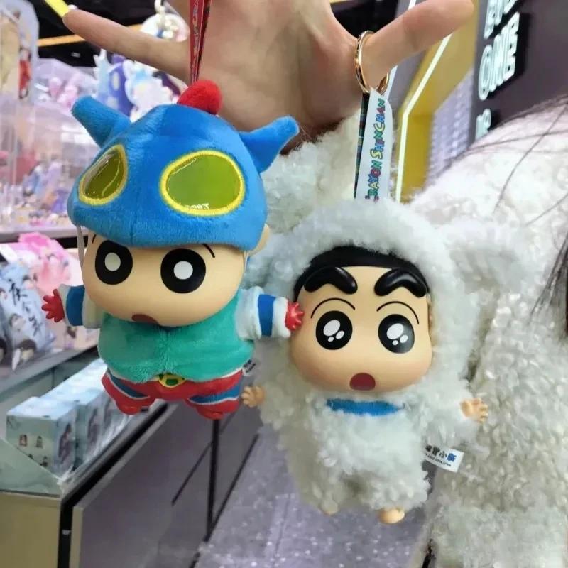 Crayon Shinchan Dressing Party Series Mystery Box Vinyl Wool  Anime Figure Custom Collectible Toy Ornament Birthday Gift TOPTOY