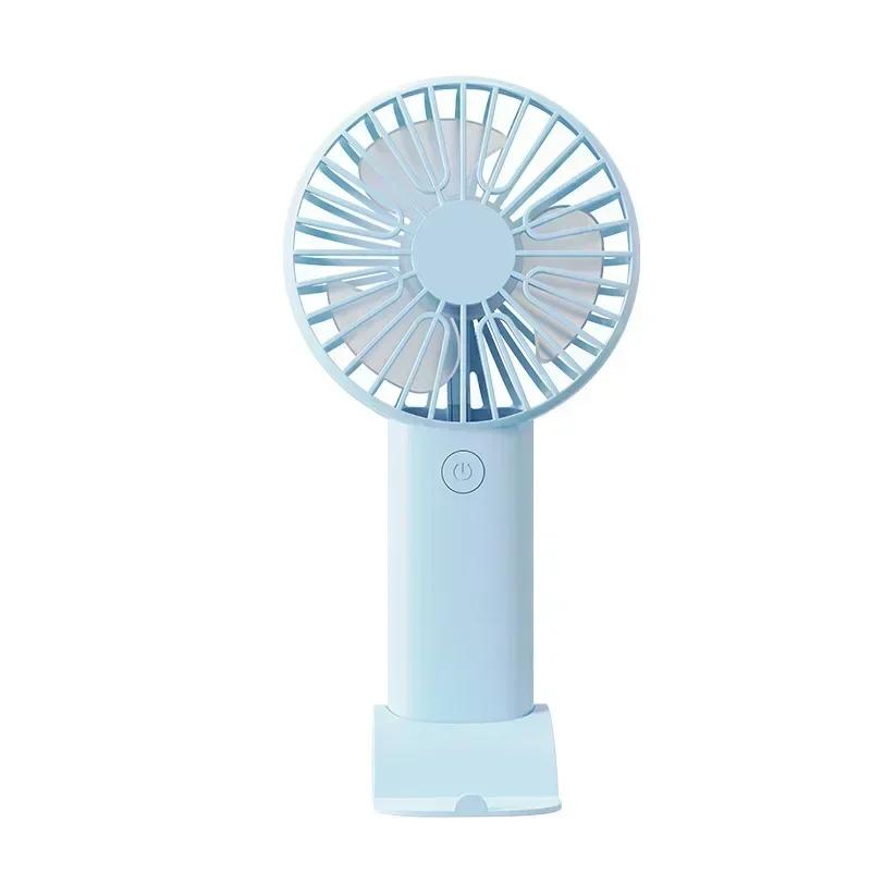 New Handheld Small Fan USB Portable Digital Display SilentOffice DeskStudent on Dormitory Charging Outdoor Fan