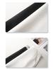 Women's White High-Waisted Midi Skirt - Versatile Summer 2025 Fashion