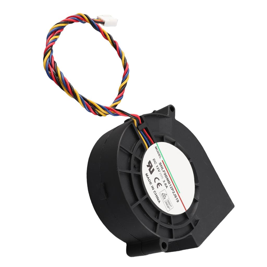 Brushless Cooling Fan Dual Ball Bearing 7000RPM DC 12V 3.8A Multipurpose Centrifugal Blower