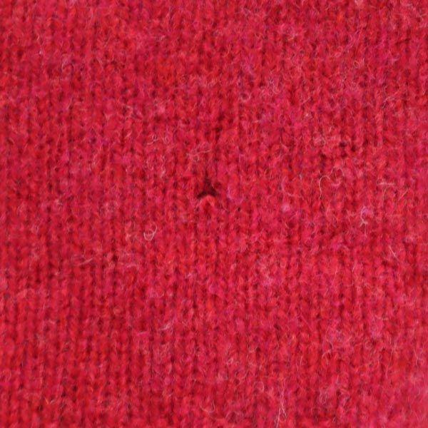 INVERALLAN British Wool Long Sleeve V Neck Knit 36 Reddish Sweater Men's Used