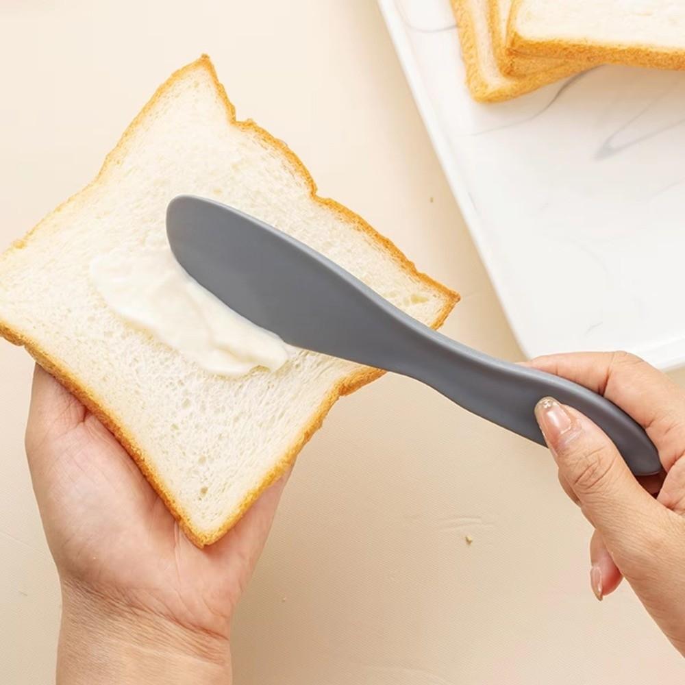 Plastkakskrapa Färgstark Spatel Liten Skrapa Sked Grädde Pudding Spatel Bakning Kakverktyg