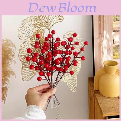 Diy Fortune Bucket Set With Artificial Lucky Fruit And Golden Leaves For Home Decor