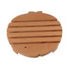 Portable Table Mat Solid Wood Wooden Placemat Creative Cup Pad  Restaurant