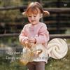 Labi Kinder Doppelseitiges Fleece Langarm Rundhals Oberteil
