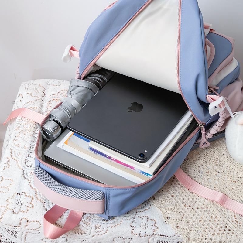 Schoolbag1011 New Female Junior High School Students Schoolbag Primary School Students Third To Sixth Grades Backpack Mori Large-capacity Multi-layer