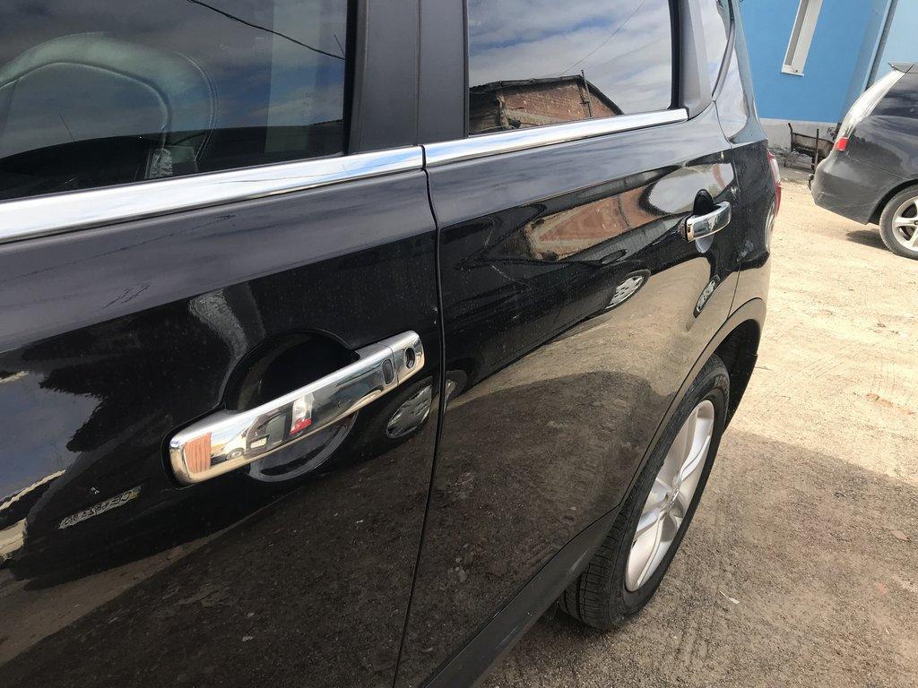 Tampoane pentru mâner (4 buc, otel inoxidabil) Cu cip, OmsaLine - oțel inoxidabil italian pentru Nissan Qashqai 2007-2010