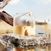 Clearly View 360Degree Hamster Sand Bath House SplashProof Base For Exploration Sleep Hideouts Easy Cleaning Maintenance