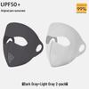 Facekini Women's UV Protection Ice Silk Mask - Lightweight, Breathable, Full Face & Eye Corner Shield