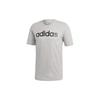 Men's Lin Tee Sports Stylish Alphabet Medium Hemp Grey T-Shirt DU0409
