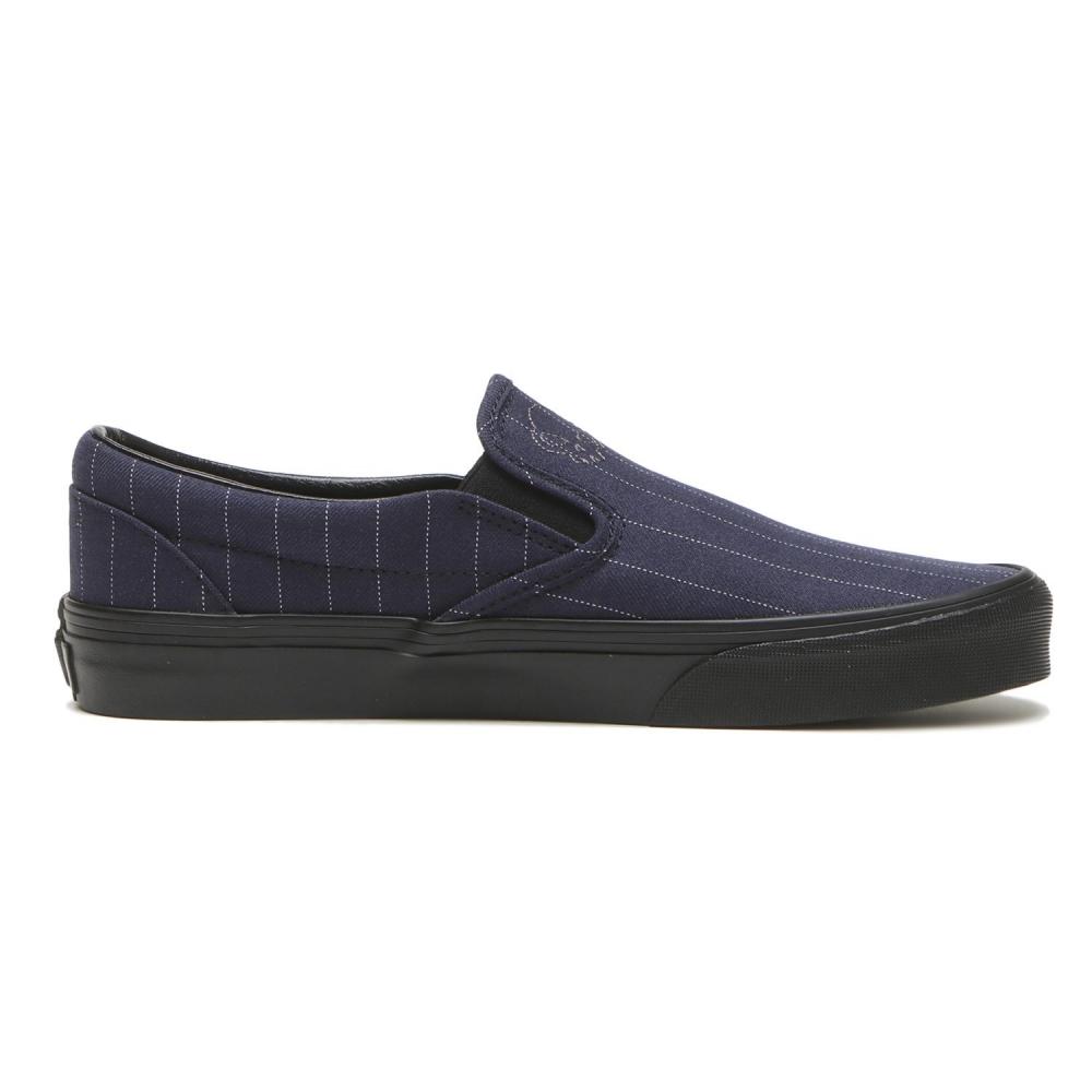 Vans Slip On Wool Navy Blk Vn000bvzngv Wool Navy Blk