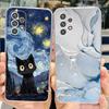 Für Samsung Galaxy A23 5G A23 4G Hülle Cartoon Astronaut Katze Weiche Silikon TPU Abdeckung Für Samsung A23 a23 6.6" Stoßstange Handyhülle