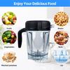For Vitamix Blender Pitcher 64oz Low-Profile Replacement for Vitamix 750, 5200, 5000, 6300, 7500 Container Jar Cup