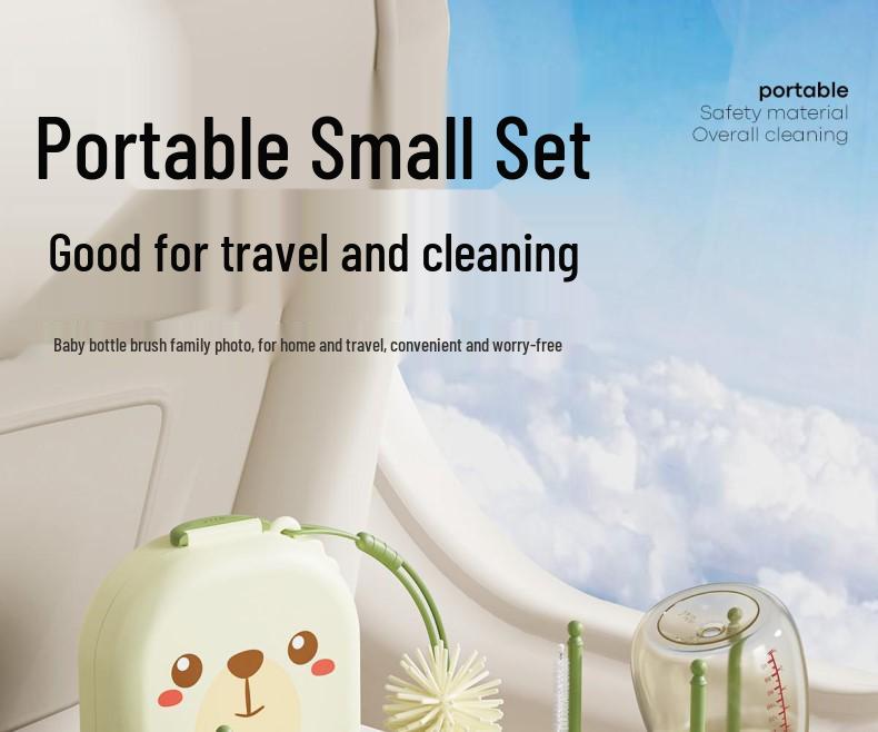 Wow Love Portable Baby Bottle Brush Set for Travel