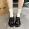 Platform French with Skirt Japanese Jk Mary Jane Single Shoes White British Style Small Leather Shoes Women's 2025 Spring and Autumn New Models