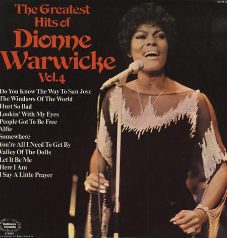 

LP Record DIONNE WARWICK The Greatest Hits Of Dionne Warwick SHM883 Hallmark Record 1975 UK SoulFunk Used