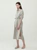 Tosae Striped Linen Maxi Dress