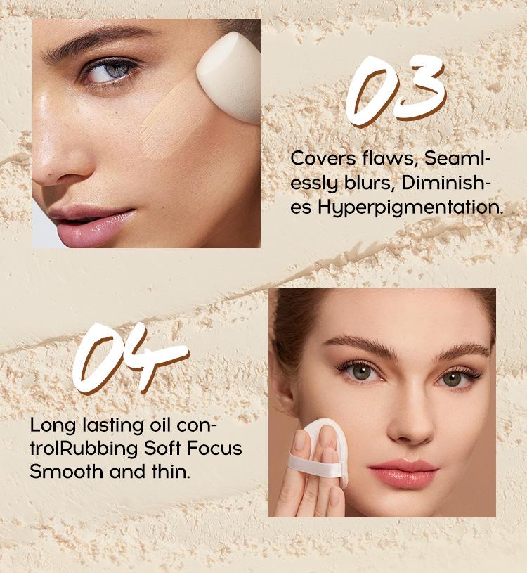 Exclusive 5-Piece Matte Foundation & Loose Powder Beginner Makeup Set