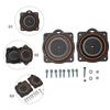 Rebuild Kit Compatible with For For HP 60 For For HP 80 Linear Air Pumps Includes Diaphragms Screws and Replacement Parts