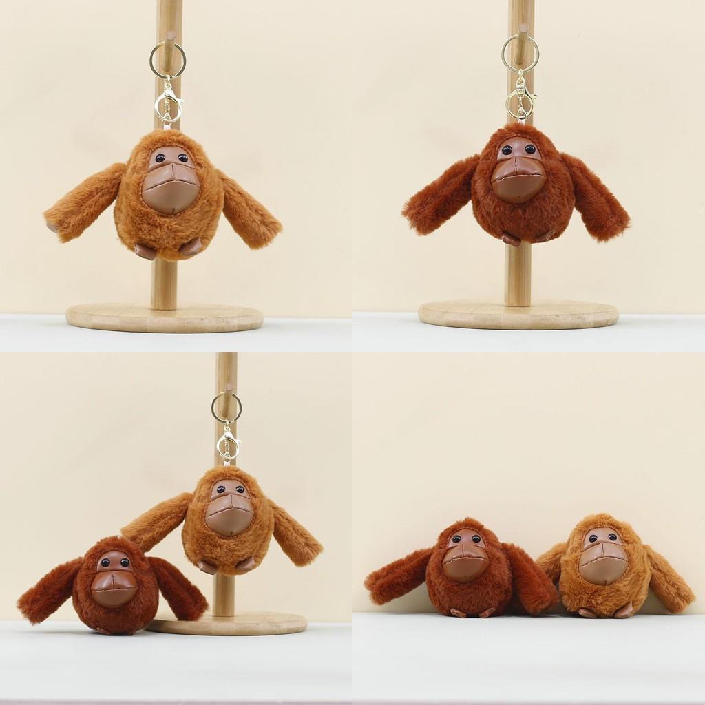 Long Huhu Bear Arm Monkey Pendant Plush Toy Bag Pp Cotton Keychain Decorations