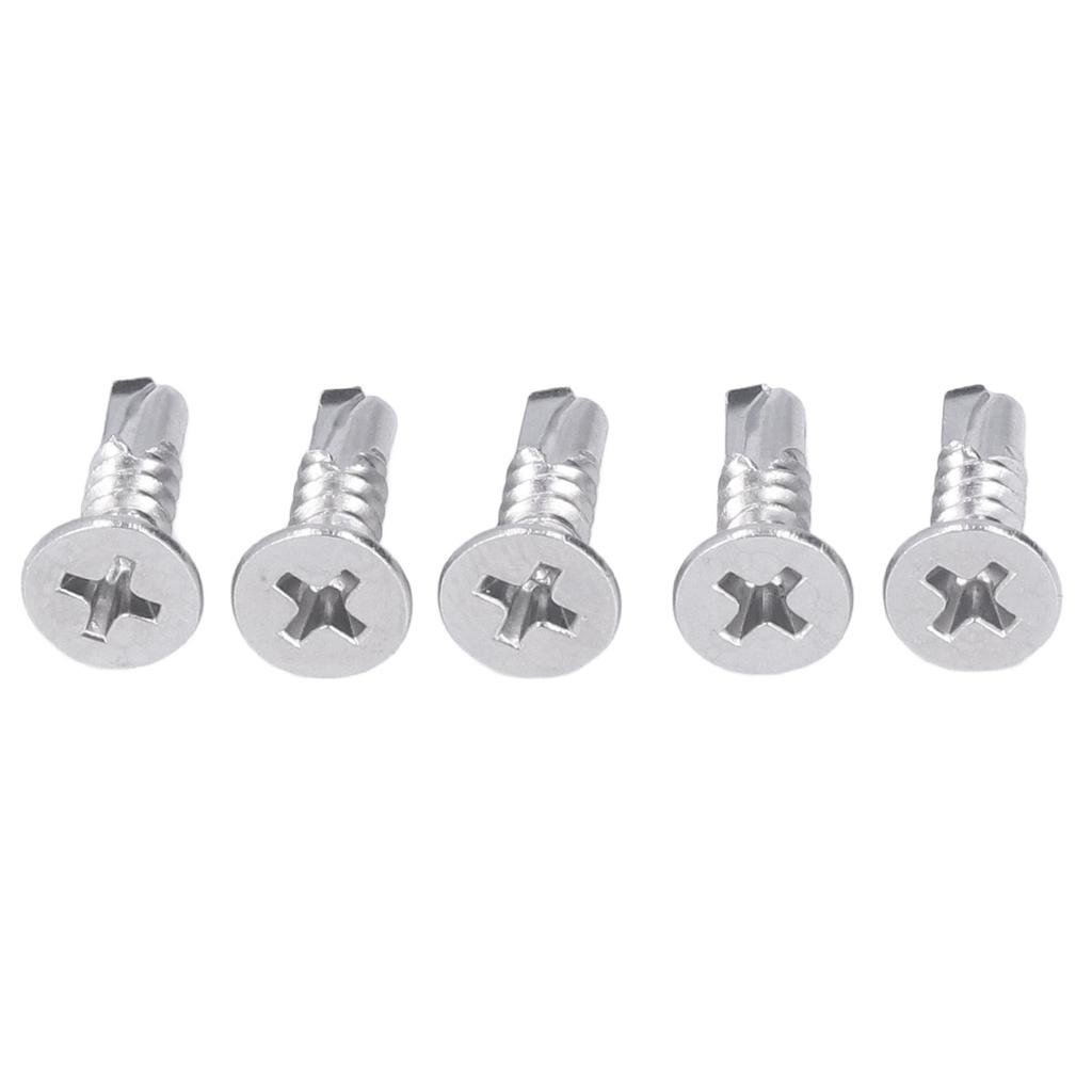 200 szt. Wkręt samowiercący z łbem stożkowym krzyżakowym, stal nierdzewna 410, 19 mm długość nominalna, M4.8?16