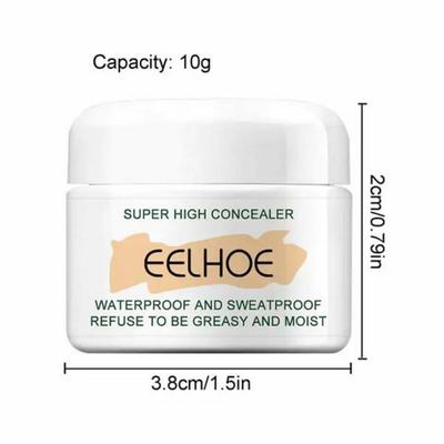 Body Foundation Makel Tattoo Cover Wasserfest Concealer Foundation Volle Deckung Langanhaltender Ölkontrolltuch, 1 Stück, 03 Beige