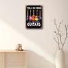 Vintage Guitar Metal Sign 8x12 Inch Retro Music Wall Decor Rock Band Man Cave