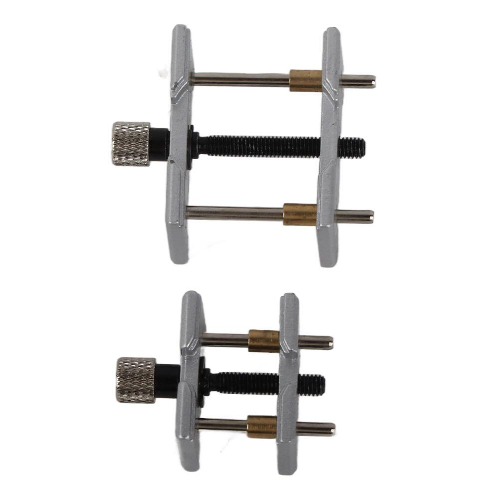2Pcs Solid Steel Watch Movement Holder Alloy Fixed Base Opening Holder Case Clamp  Watch Disassemble