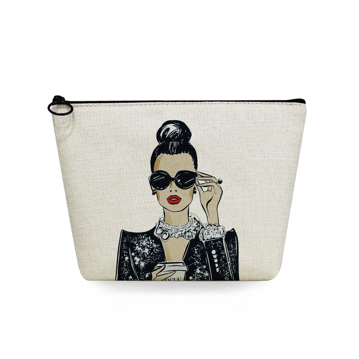 

Women Cool girl Print Cosmetic Bag Toiletries Organize Travel Storage Case 6739