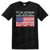Veterans T Shirt American Flag Distressed Patriotic Mens Tee Independence Day