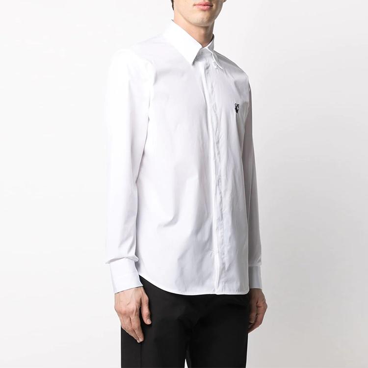 Off-White Hands Off Classic Shirt White/Black Men Tops OMGA152S21FAB0010110