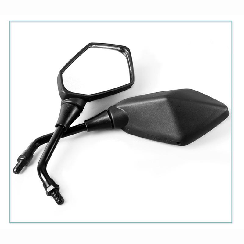 

Universal 10mm Motorcycle Mirrors Motorbike Retro Black Rearview Mirrors Scooter Motor Mirror for Harley Yamaha Suzuki