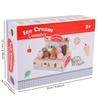 Wooden Ice Cream Pretend Toys Mini Food Children Toys Wedding Party Bakery Dessert Play House Decoration