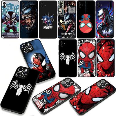 For Samsung Galaxy A55 A54 A25 A36 A17 A26 A35 A33 A34 A14 A37 S8 S9 S20 S21 FE S10 Plus Case SpiderMan Venom Spider Marvel Man