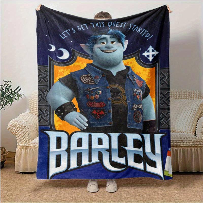 1pc, Barley's Quest: The Ultimate Adventure Blanket Perfect for Home Decor, Couches, Outdoor Use, Gifts, Travel