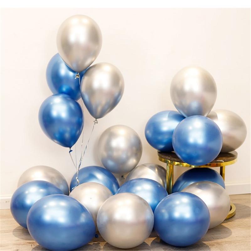 Romantic Metallic Balloons Set for Weddings, Bedrooms, and Birthdays