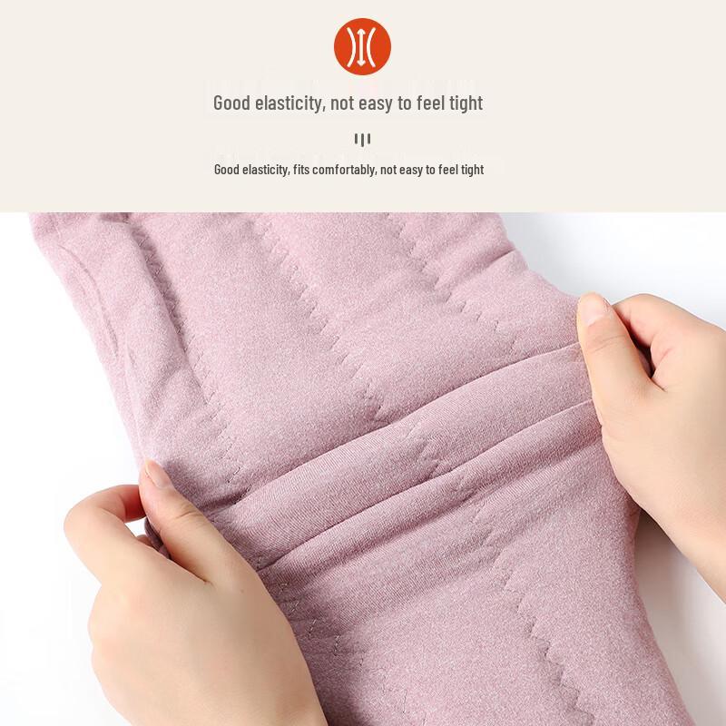 Langsha Women's Extra Thick Wool Thermal Leggings