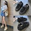 Octopus Spring and Autumn 22 New Fly-woven Shoes Student Sports Dad Shoes Couple Socks Shoes