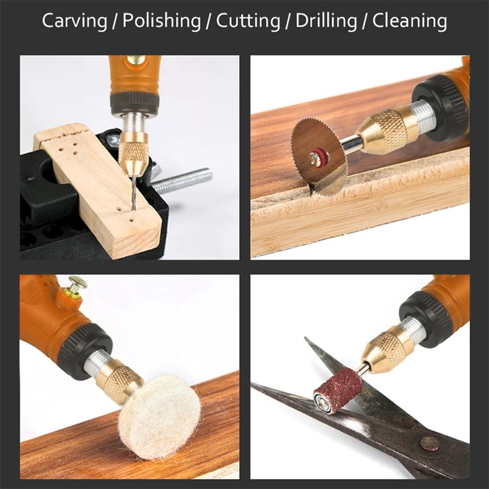 3.7V Mini Rotary Tools Handheld Cordless Drill Woodworking Power Rotary Tool for Jewelry Engraving Nail Microsculpture