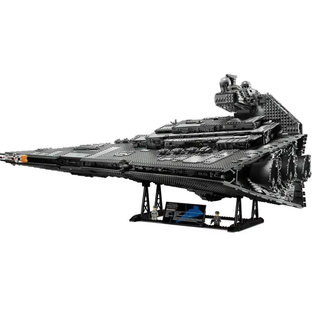 

UCS Imperial Star Destroyer, совместимый 75252, строительные блоки, кирпичи, игрушка, супер отличное оружие, космический корабль, рождественские подарки With mini-figures