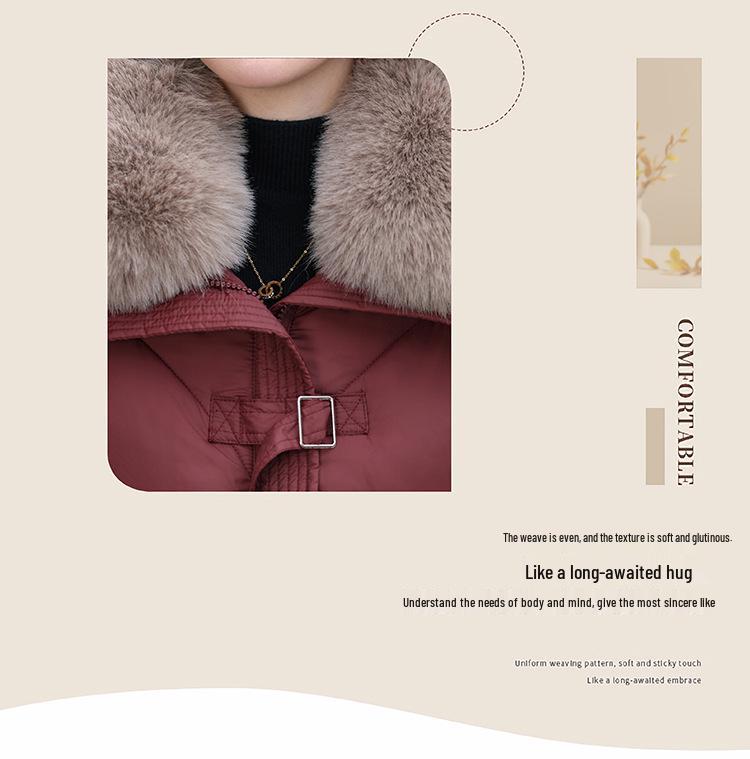 Women's Short Down Cotton Jacket 2025: Stylish Winter Outerwear for Middle-Aged and Elderly Mothers