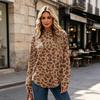 Women's Retro Polka Dot Top, Stylish Casual and Versatile Print for Everyday Wear