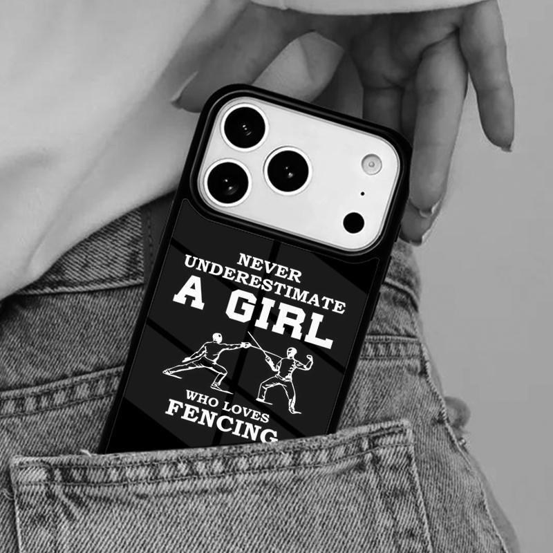 Funny Fencing Sport Evolution Phone Case for iPhone 16e 15 14 13 12 17 Pro Max Plus Air 17pro Cover Coque