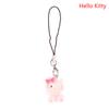 Sanrio Phone Pendant Melody Cinnamoroll Keychain Lanyard Kuromi Bag Charm Hello Kitty Hanging Rope Decoration